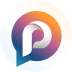 pie messenger android application logo